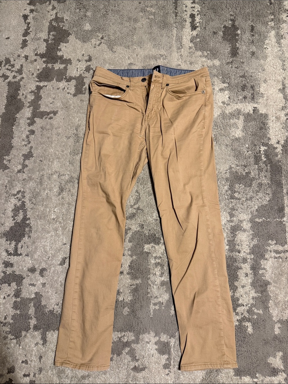 GAP Men's Khaki Slim Straight Chinos - Light Brown